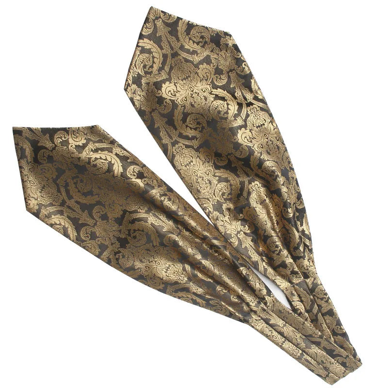 Classic British style cravat with playful polka dots