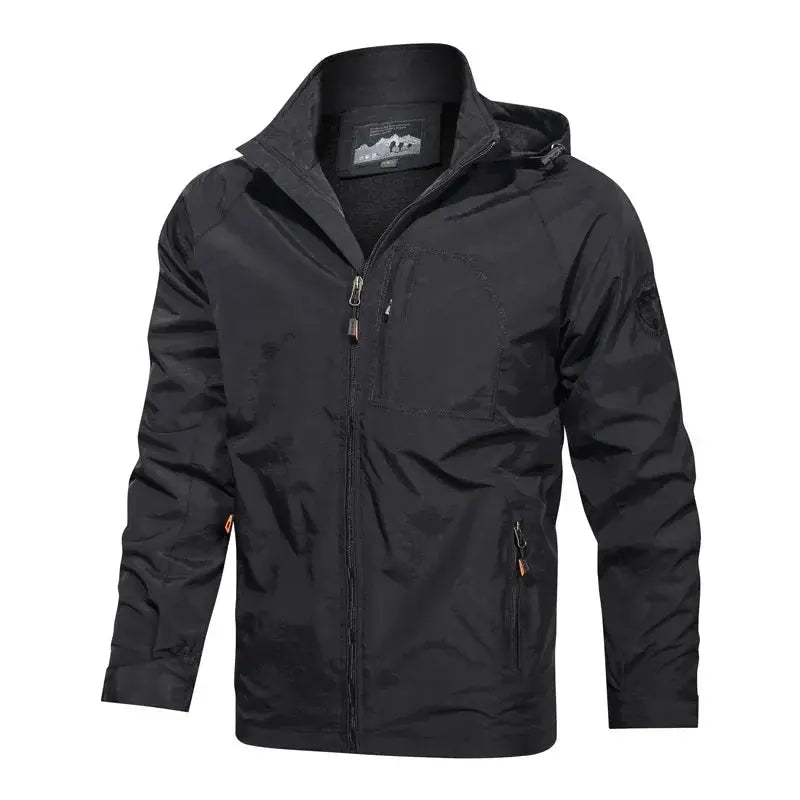 Men's Sharp Versatile Jacket worn in an outdoor urban environment.