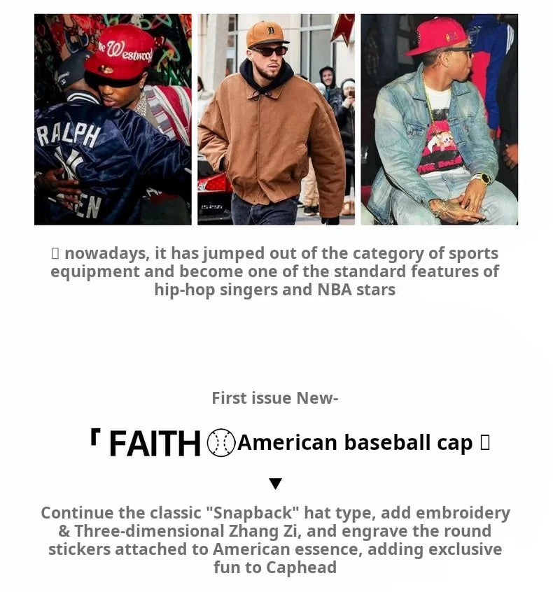 Casual streetwear baseball cap with vintage-inspired embroidered text detail