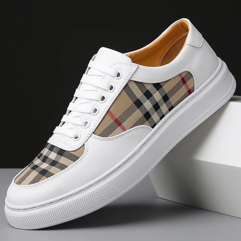 Versatile men's platform skate shoes combining street style with waterproof breathable construction