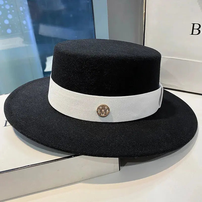 Stylish headwear with a clean silhouette, ideal for confident fashion statements.