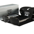 Men's rectangle sunglasses featuring anti-reflective coating and UV400 protection for eye safety