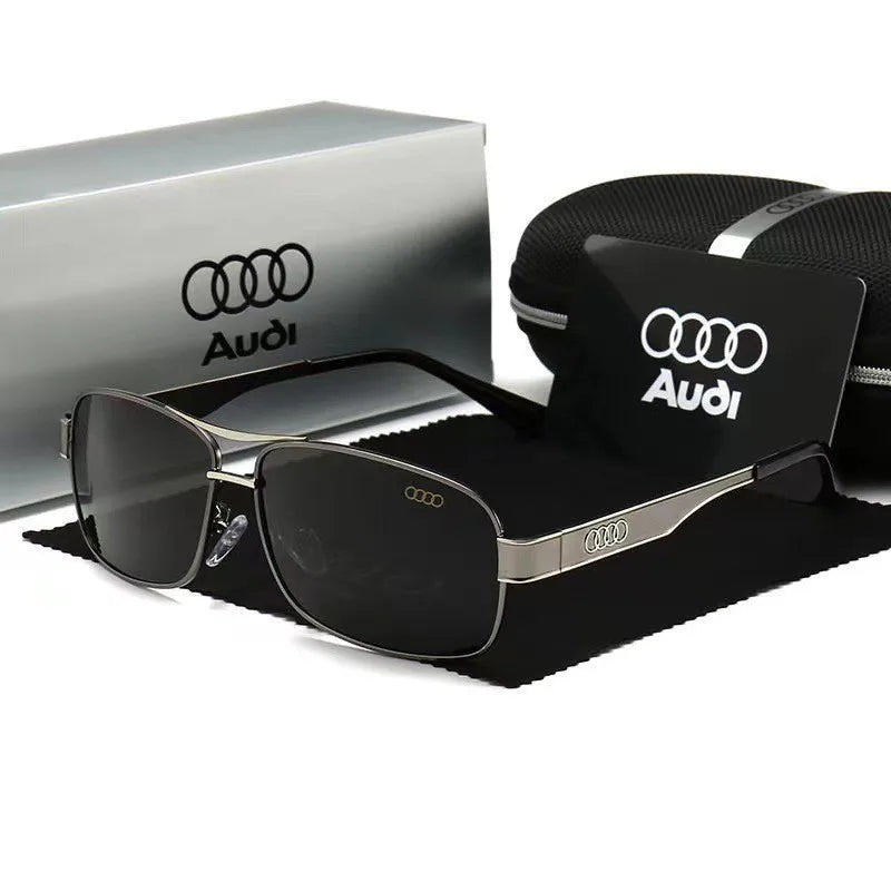 Men's rectangle sunglasses featuring anti-reflective coating and UV400 protection for eye safety