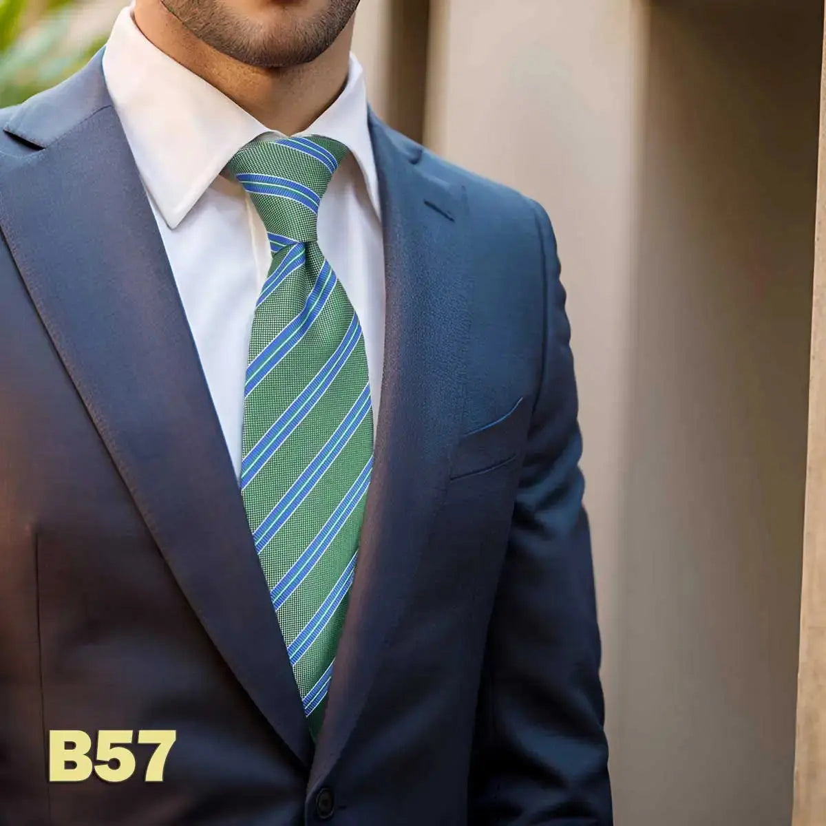 Stylish patterned tie in burnt orange, designed to elevate your presence.