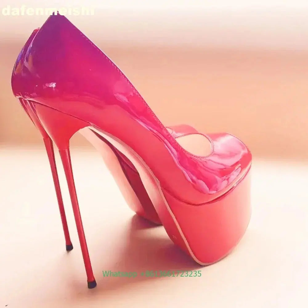 Side view of stylish leopard pumps highlighting the round toe and classic silhouette.