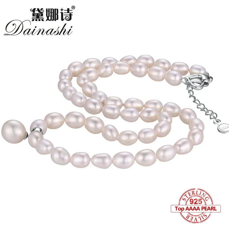 Chic pearl bracelet in the Pearlescent Whisper Set, crafted with luxurious sterling silver.