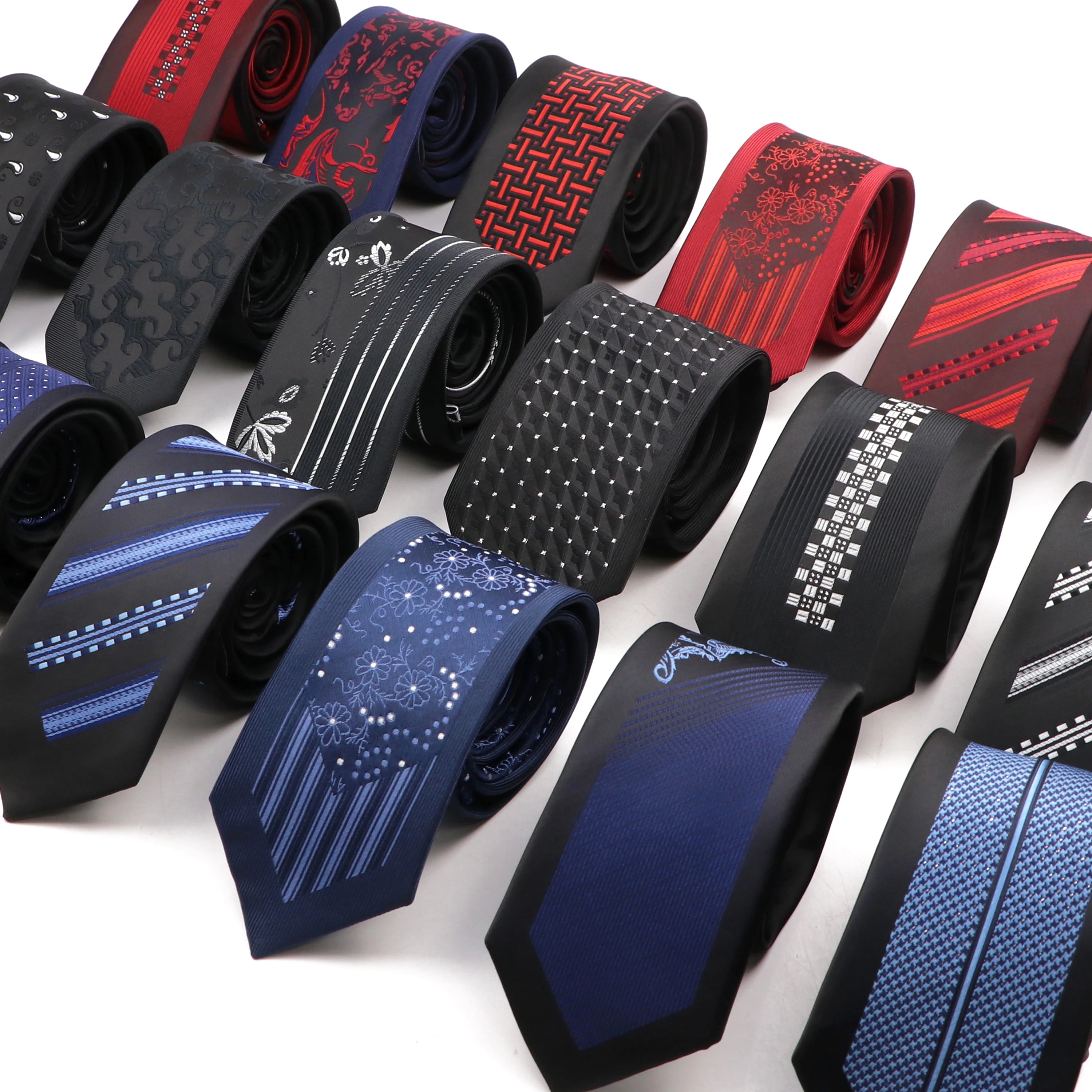 Midnight Blend Tie in deep purple and black, crafted from smooth polyester.