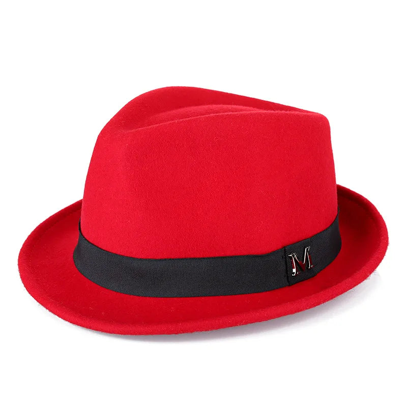 Close-up of the fedora's brim, illustrating its classic fedora silhouette and elegance.