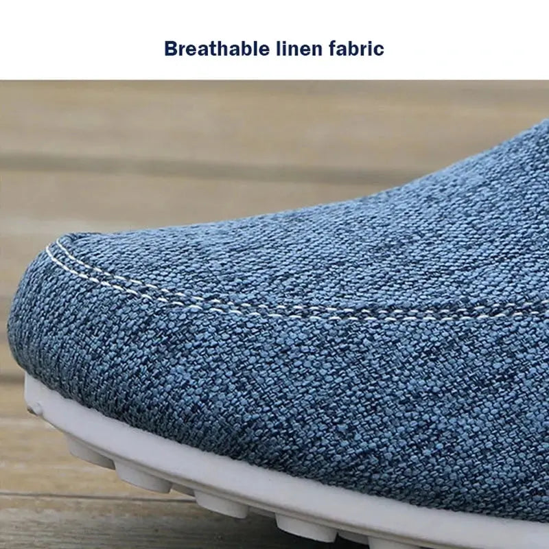 Top view of Breathe Easy Canvas Sneakers highlighting stylish lace-up design.