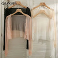 Lightweight polyester cotton blend Summer Breeze Cardigan in soft pastel color.