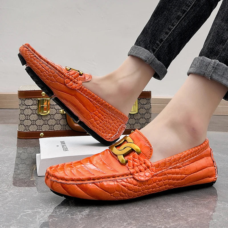 Versatile men's loafers featuring timeless styling and cushioned comfort insole