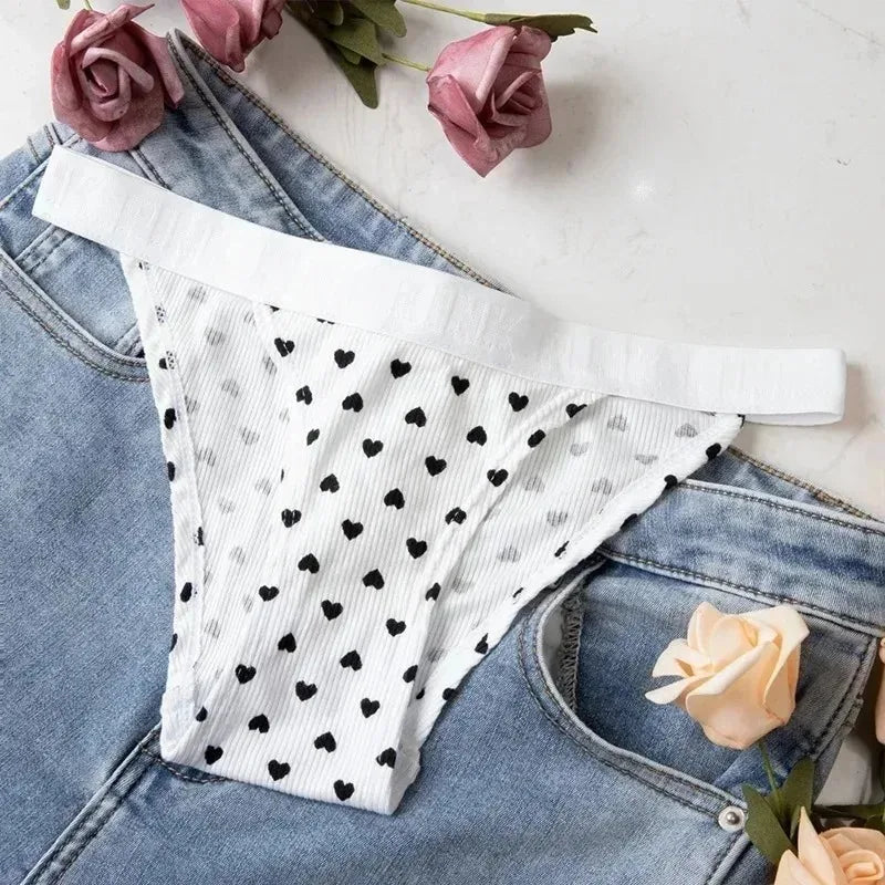 Side view of cotton blend briefs displaying invisible edges and smooth silhouette