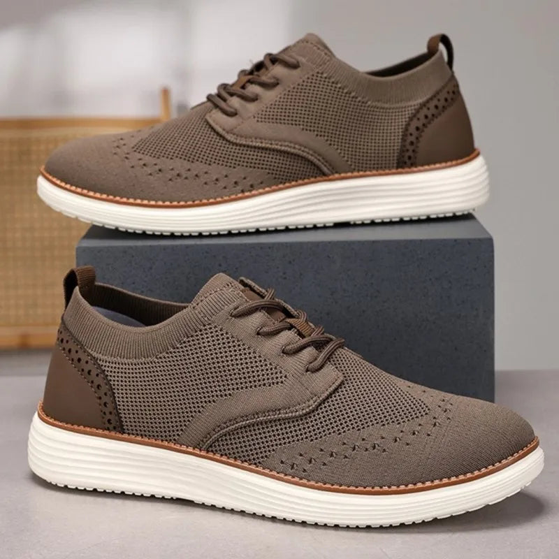 Stride Easy breathable mesh sneakers in casual style with soft EVA sole and lace-up design