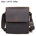 Vintage Genuine Leather Men's Messenger Bag