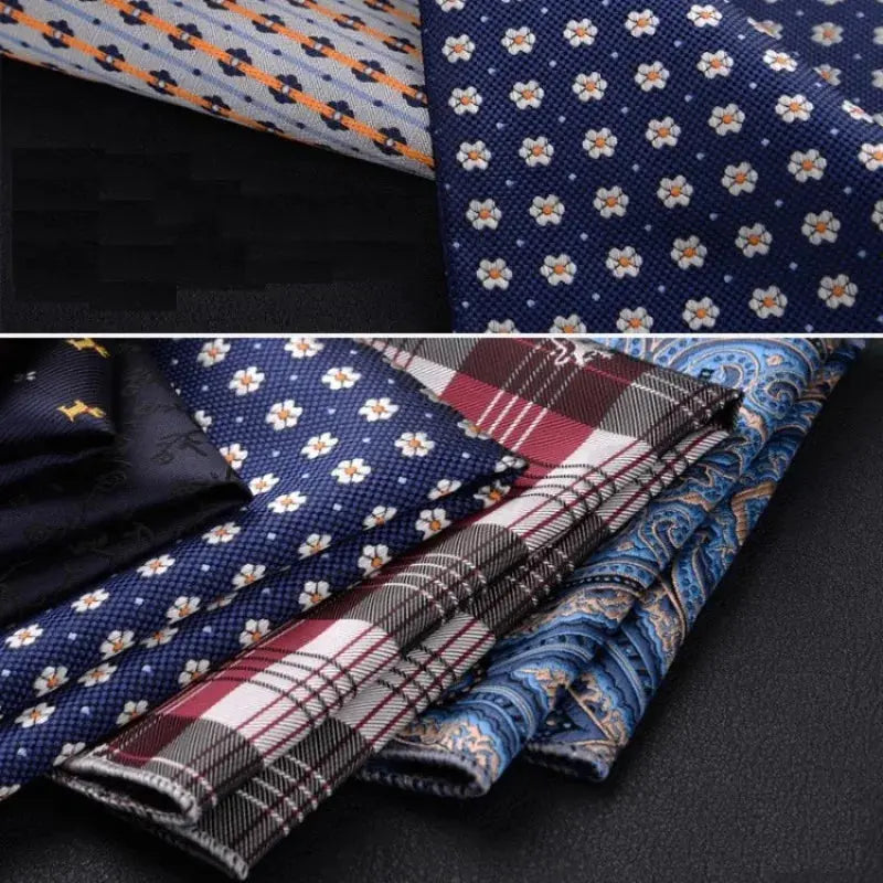 Elegant paisley design pocket square, perfect for formal occasions.