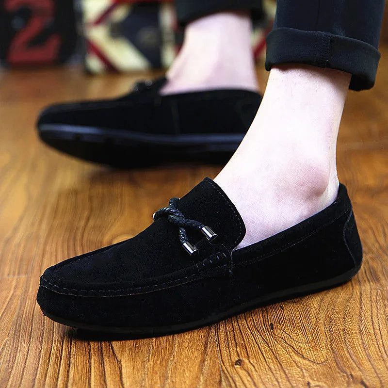 Men's slip-on loafers showcasing lightweight construction for effortless wear throughout the day.