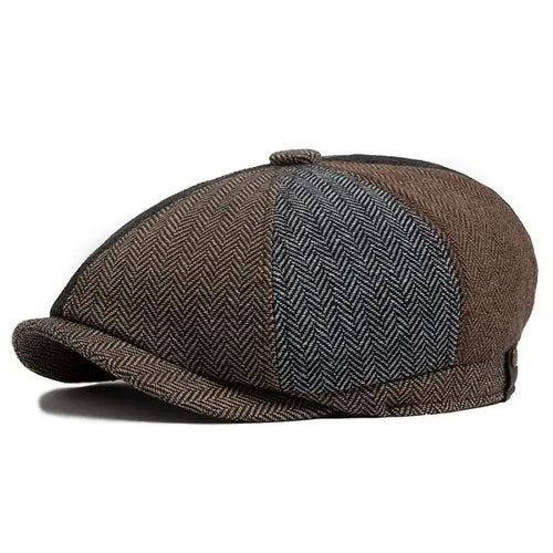 Close-up of Autumn Whisper Beret showcasing soft cotton-polyester blend.