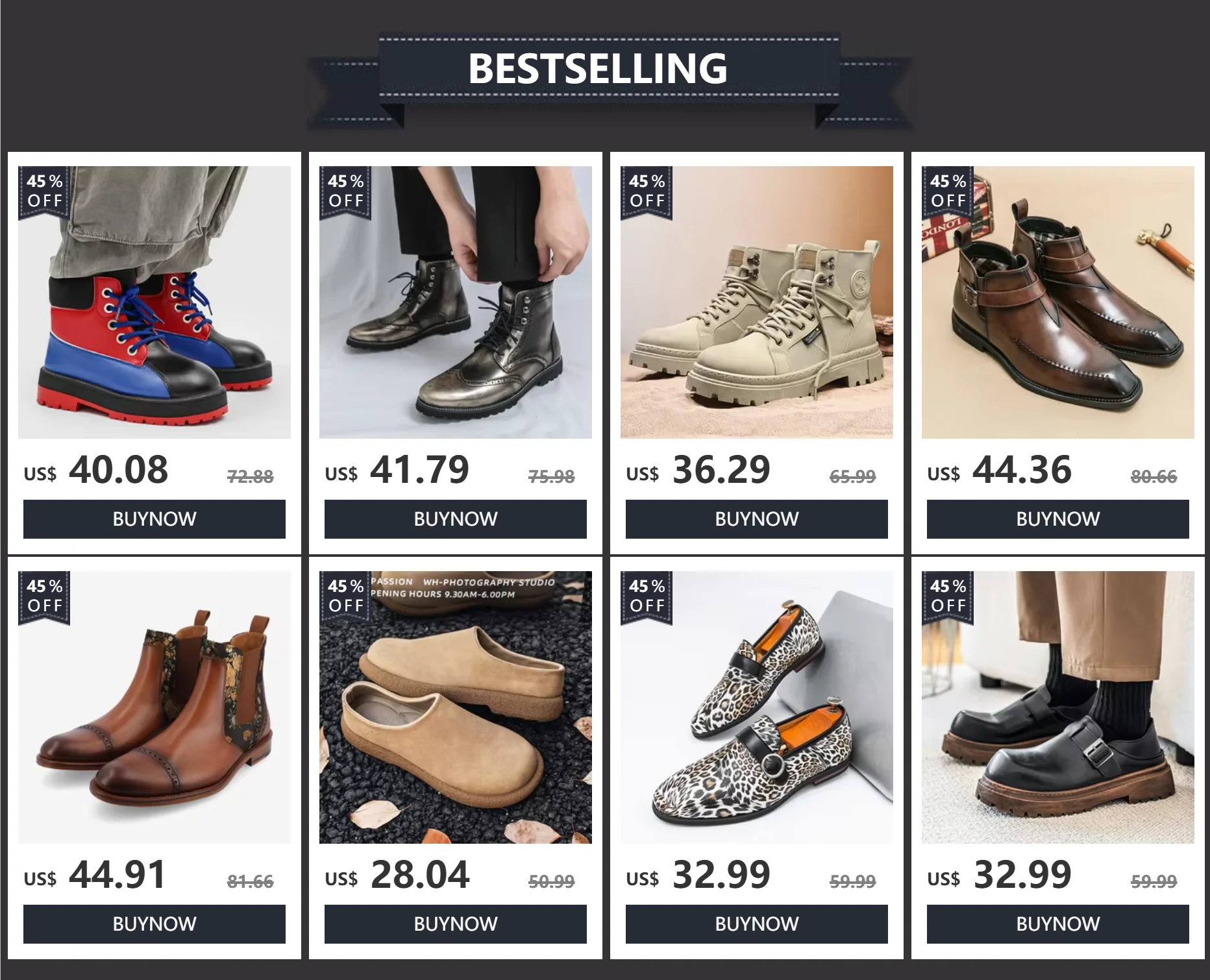 Waterproof leather loafer with breathable fretwork design for all-day comfort