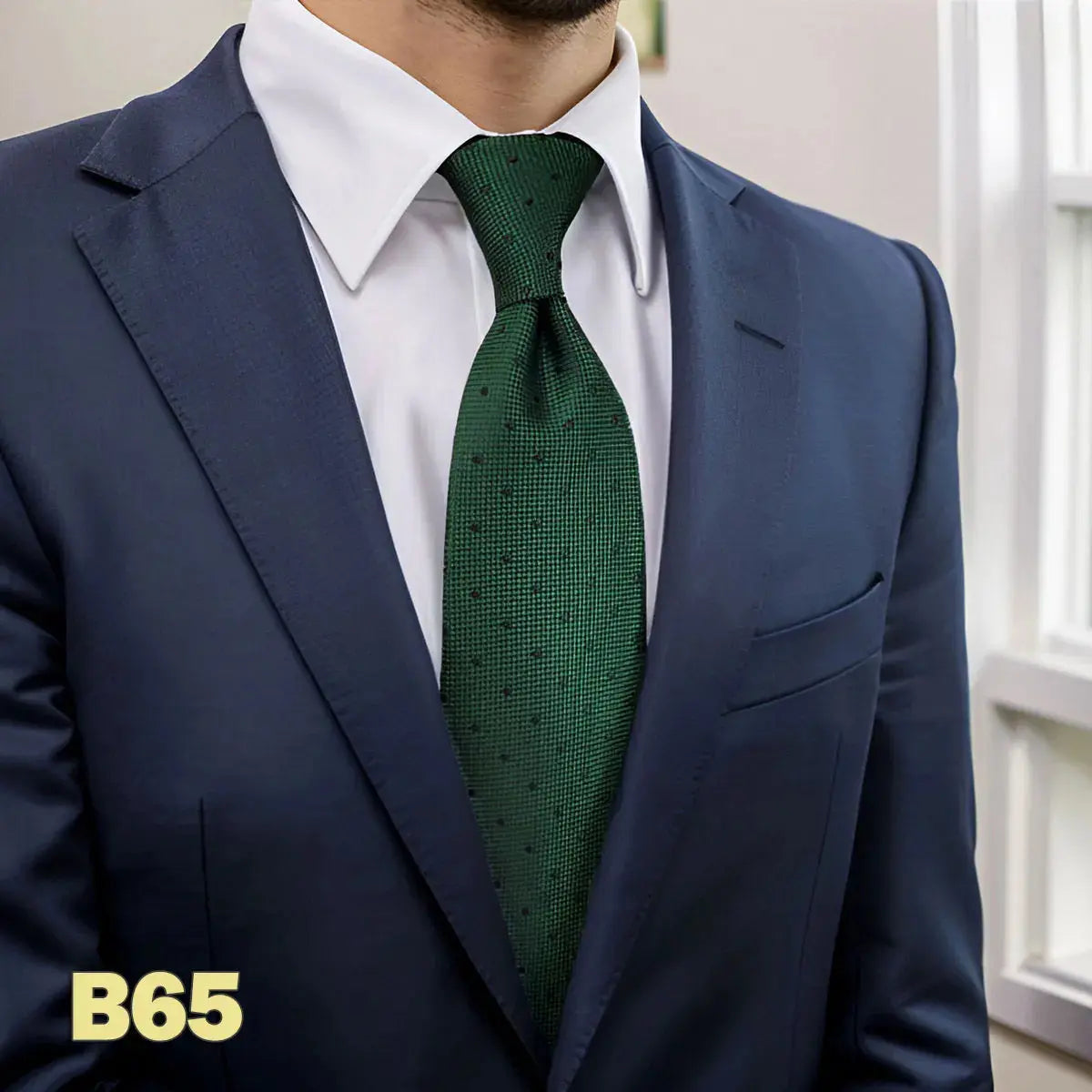 Soft lavender microfiber tie, ideal for enhancing formal attire.
