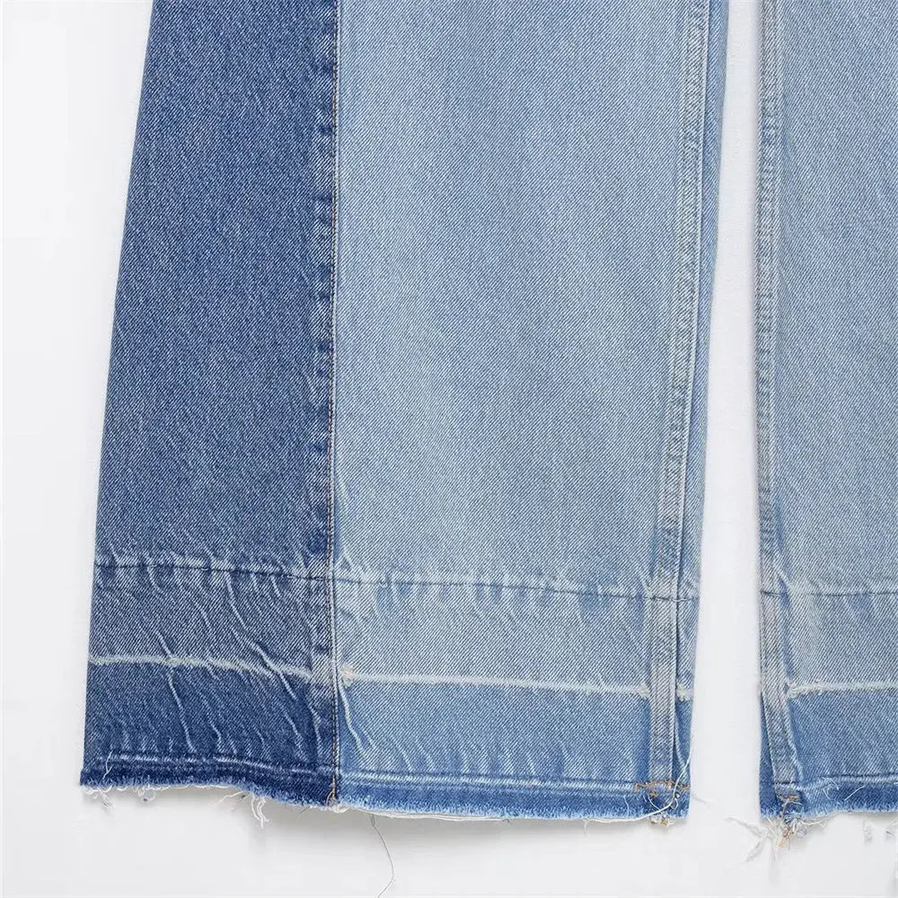 Casual outfit featuring Sunset Boulevard Wide-Leg Jeans paired with a stylish top.