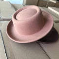 Classic black fedora, a must-have for any fashionable wardrobe.