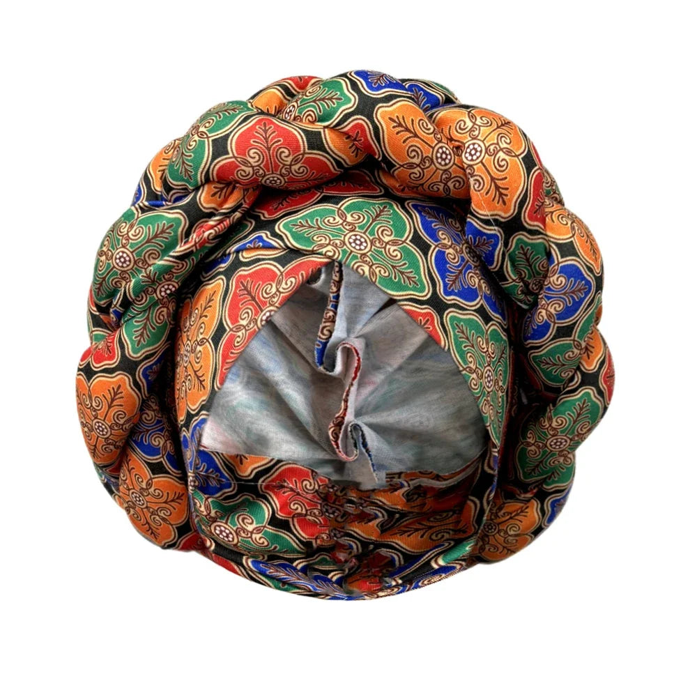 African Women Turban Cap & Big Braid Head Wrap