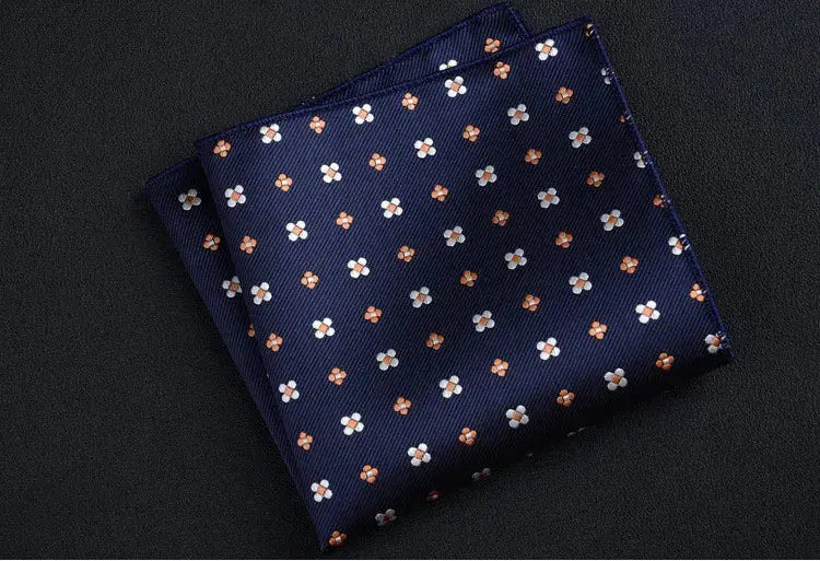 Silk-like touch pocket square, enhancing any suit with refined charisma.