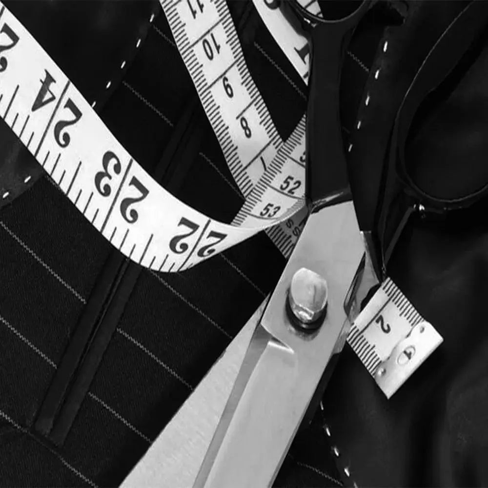 Detail shot of the notch lapel on a premium cotton blazer, emphasizing its modern men's fashion.