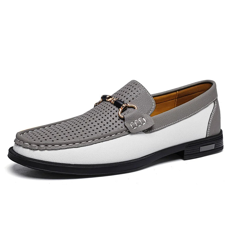 Versatile brown leather loafers suitable for office and weekend wear