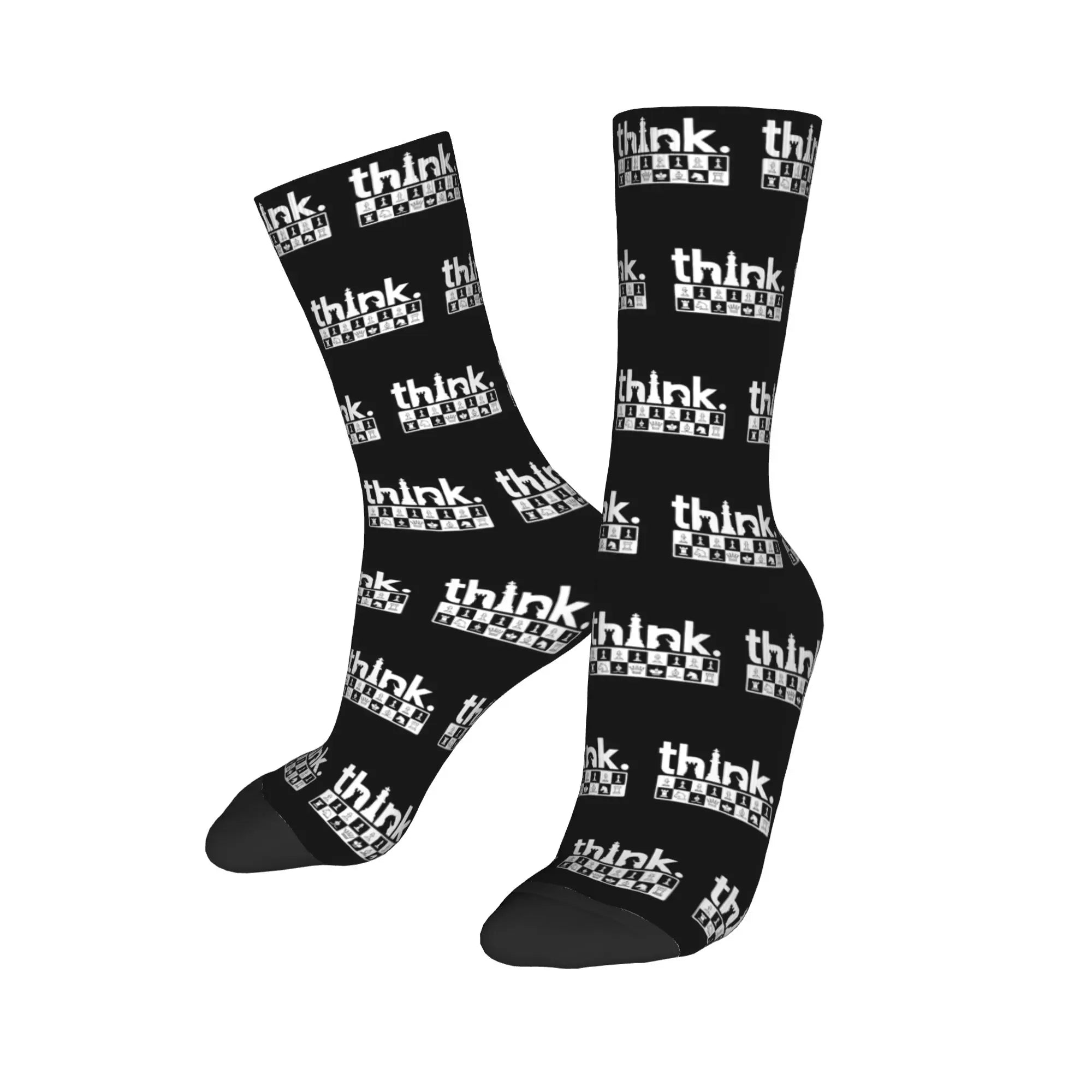 Durable and fashionable chess socks designed for the thoughtful gentleman.