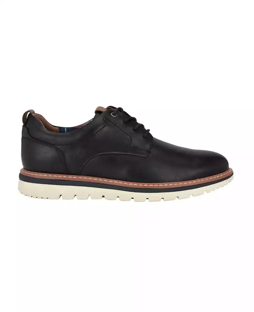 Versatile cognac oxford shoes in premium leather with cushioned insole for business and casual occasions