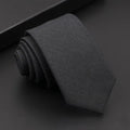 Refined black tie, perfect for making a lasting impression.