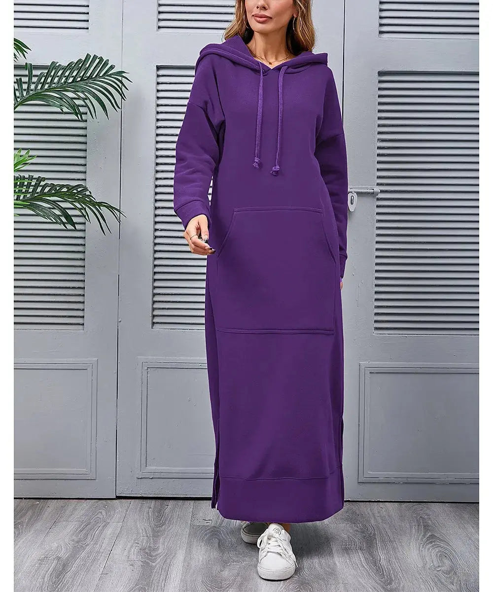 Women's Arab dress: versatile hooded Kaftan for elegant comfort and style.