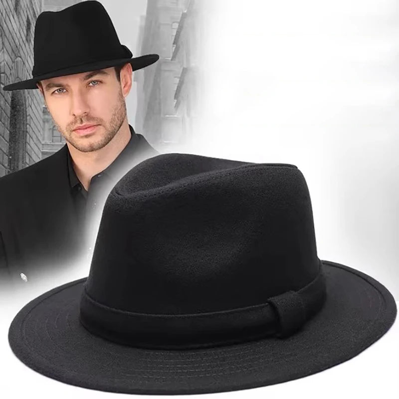 Charcoal wool fedora showcasing classic millinery craftsmanship and modern design.