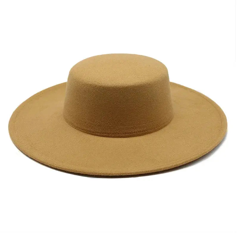 Sun-safe Sunset Serenade Fedora, combining style and UV protection for outdoor adventures.