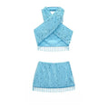 Versatile ensemble styled for a chic social gathering, showcasing sophisticated elegance.