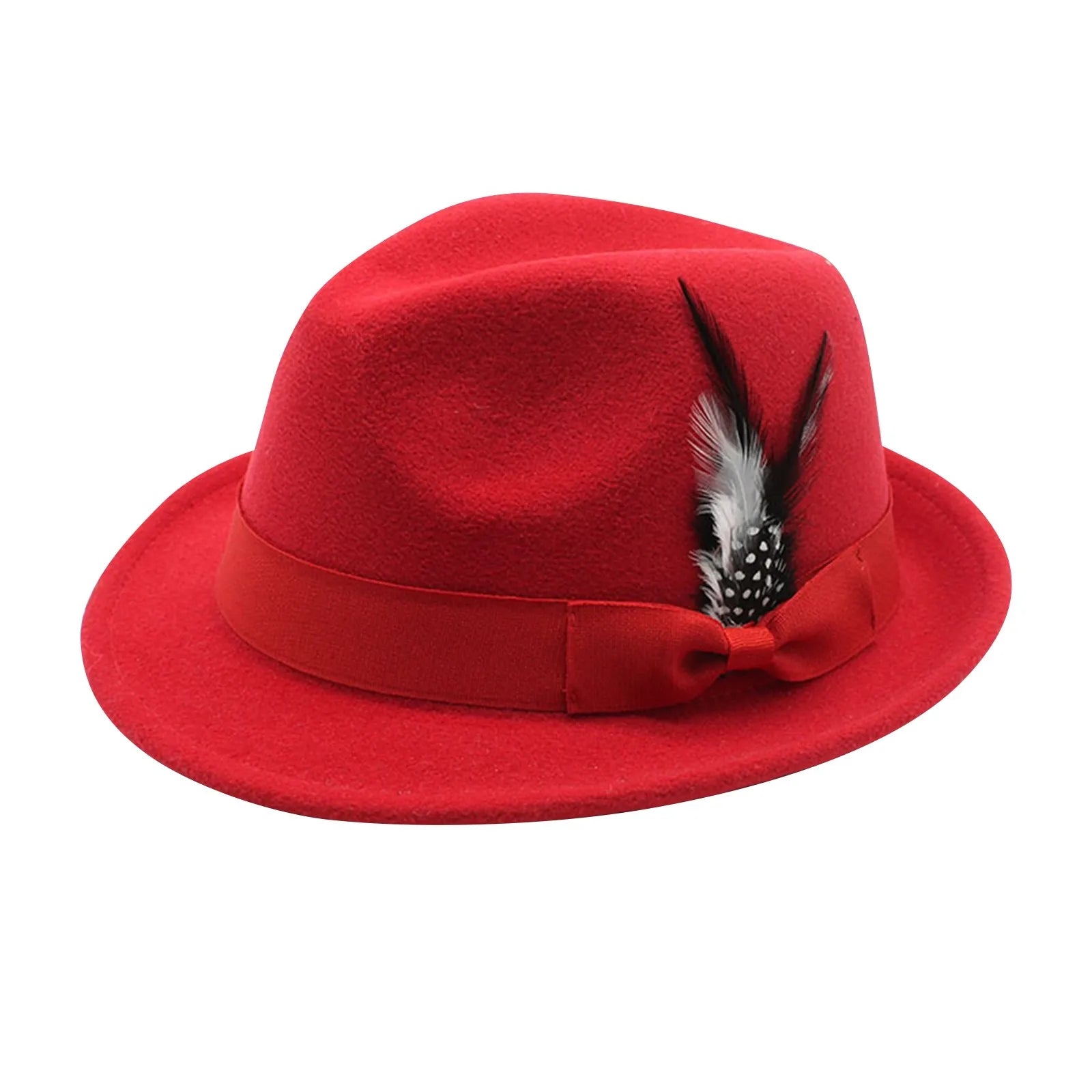 Detail shot of the feather accent on the Autumn Serenade Fedora, representing Bavarian tradition.