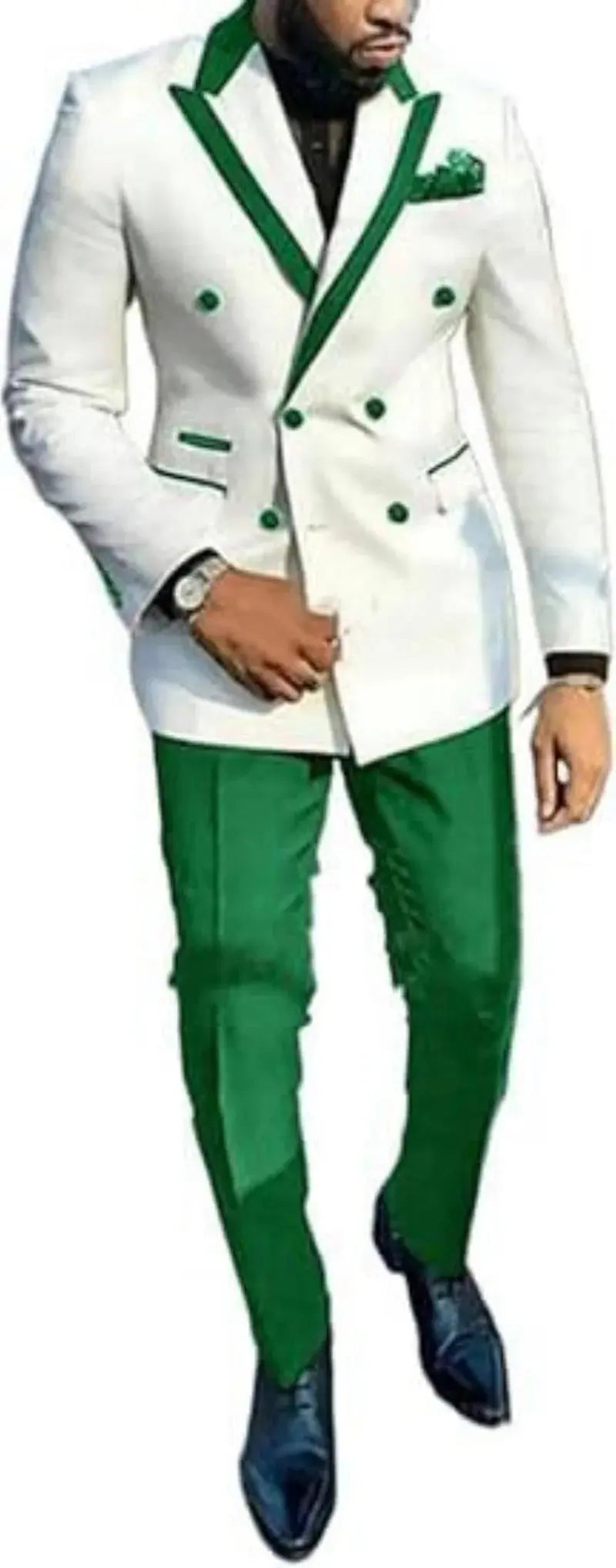 Men's tailored blazer with sharp lines and a sophisticated peak lapel, ideal for confident dressing.