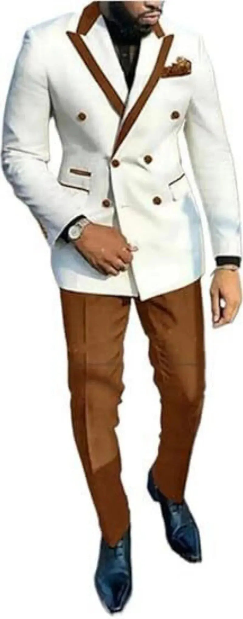 Men's suit trousers in a sleek fit, crafted for durability and elegance in any setting.