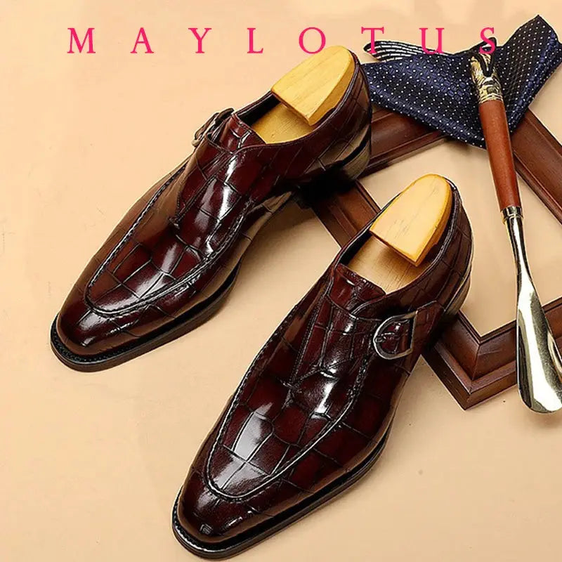 Weather-ready leather Oxfords with subtle sophistication for any occasion.