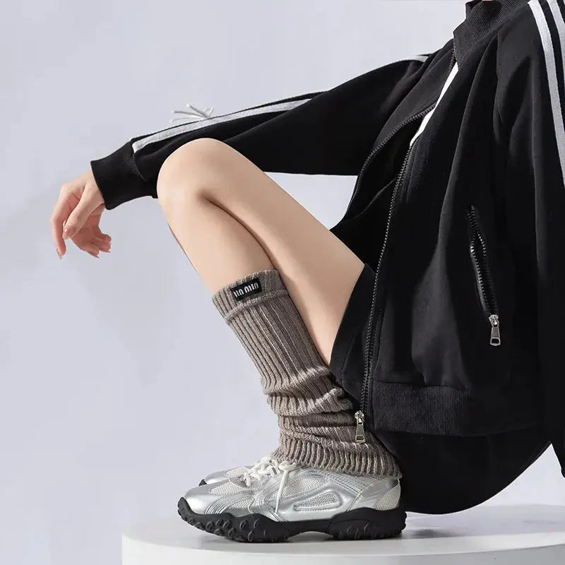 Breathable cozy socks with a stay-up design for active days.