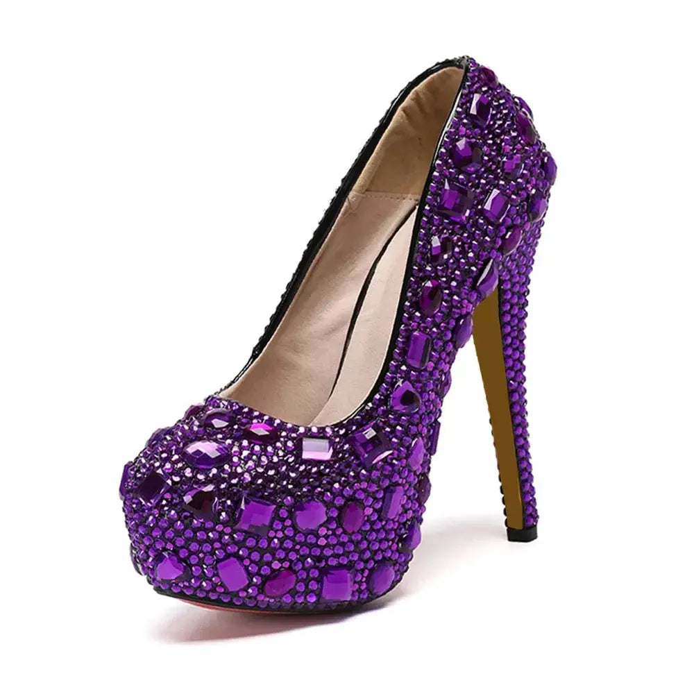 Elegant Midnight Twinkle pumps with smooth slip-on design for effortless wear.