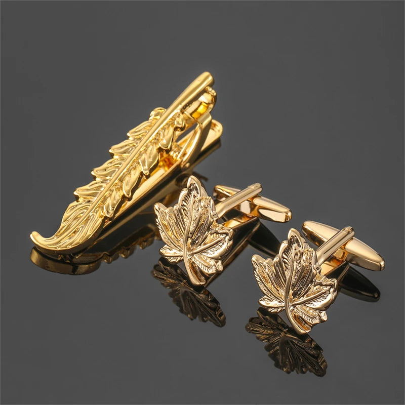 Luxury tie clip featuring intricate rose designs, enhancing your personal brand.