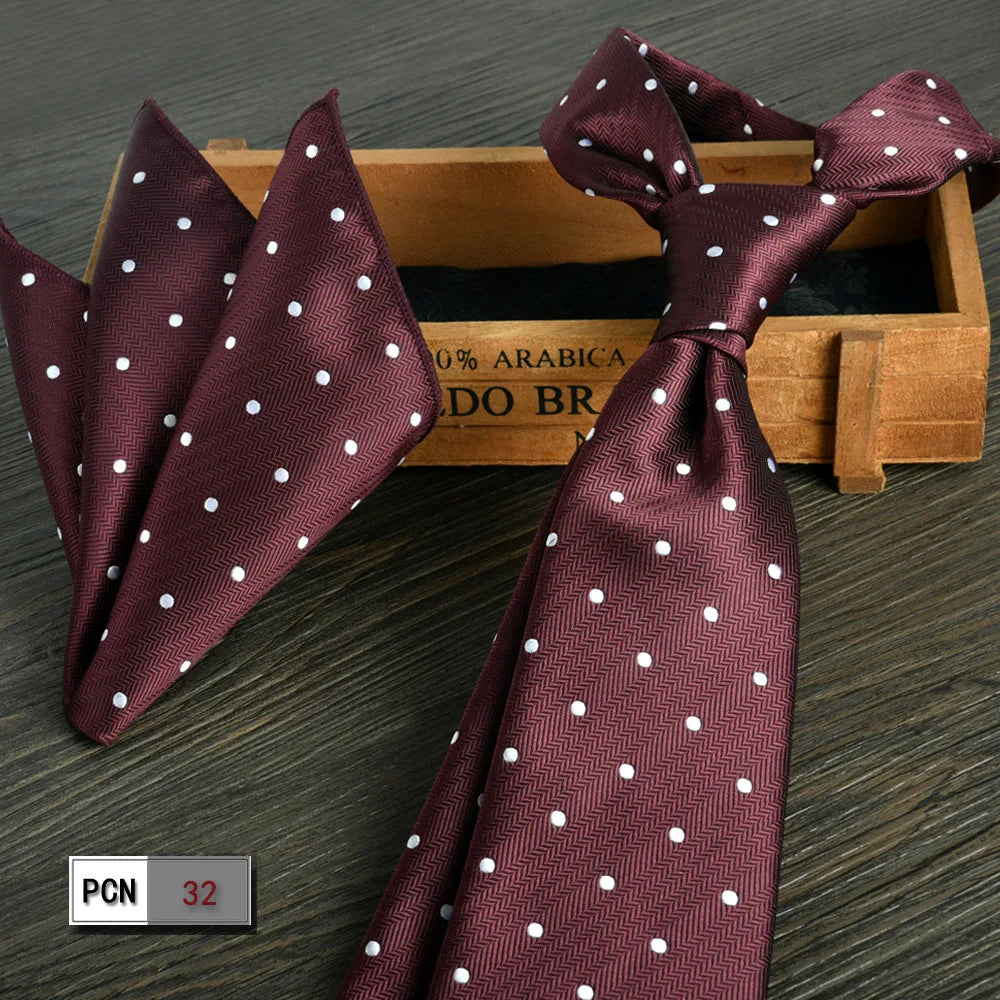 Wine-red silk blend tie with a luxurious sheen and crisp knot.