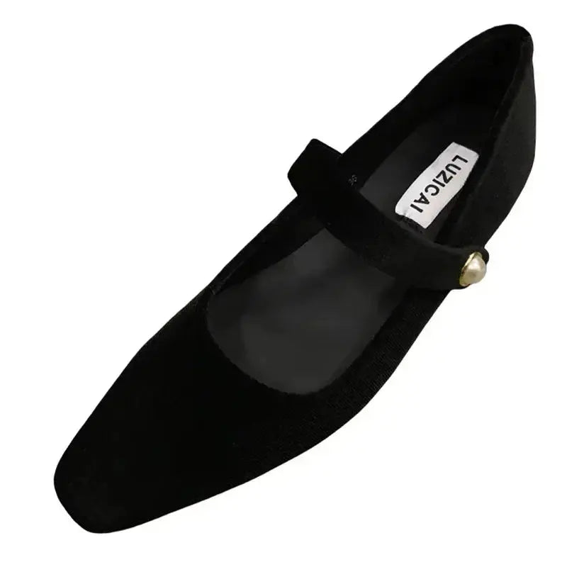Elegant Chic Comfort ballet flats in versatile color for professional footwear.