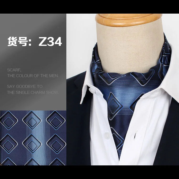 Versatile polka dot cravat for men and women