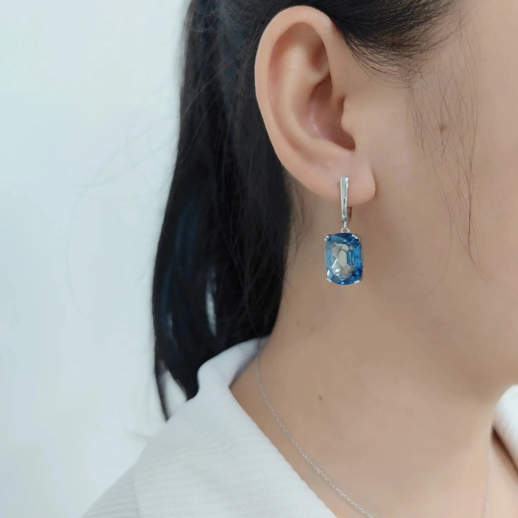 Close-up of Mystic Quartz Drops showcasing deep blue and purple hues.