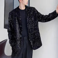 Men's blazer featuring luxurious sequin craftsmanship for unforgettable events.