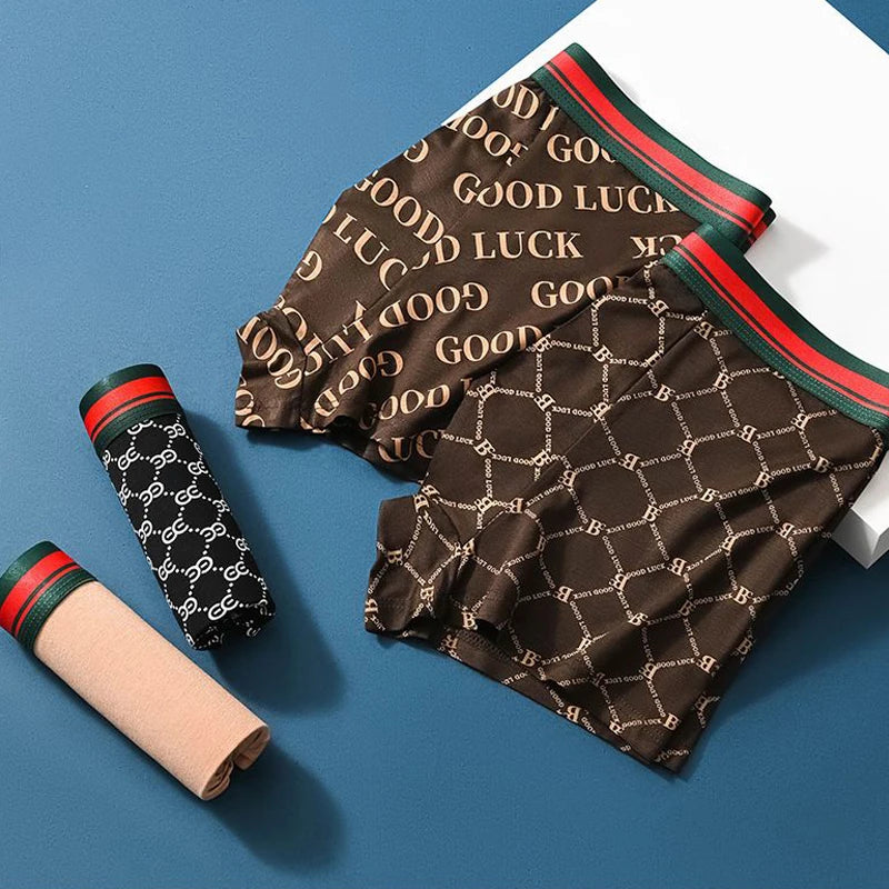 Model wearing Whisper-Light boxers, highlighting the flexible fit and breathable fabric.