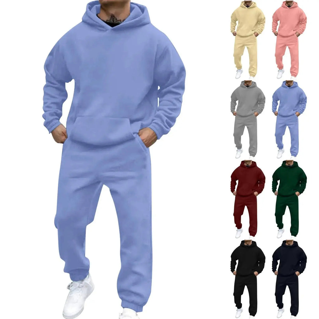 Comfort Unleashed Men's Leisure Suit showcasing breathable fabric and flexible fit.